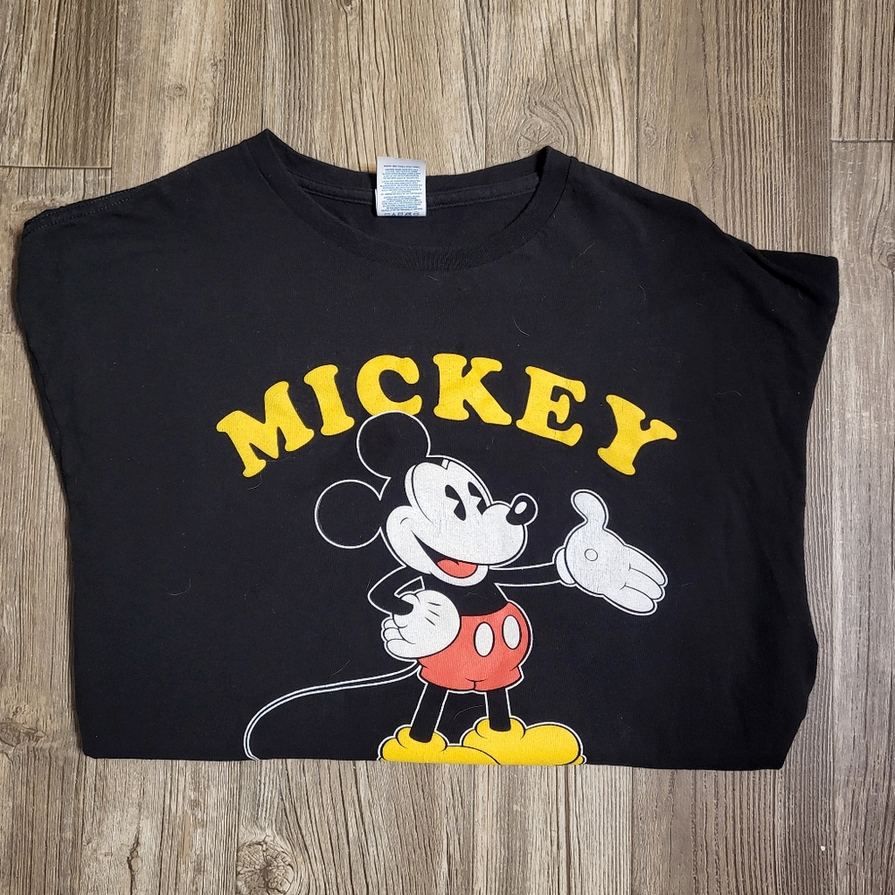 Vintage Black Mickey Mouse Delta T-Shirt